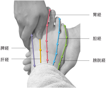 経絡リフレクソロジー　６つの経絡１